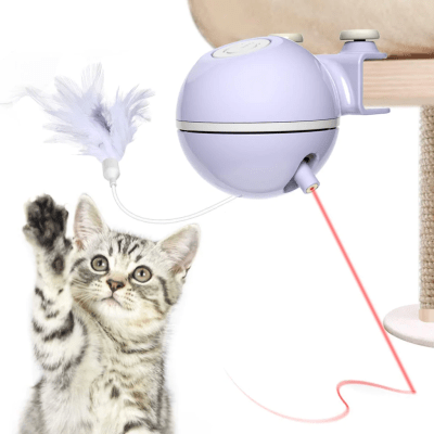 JUGUETE ELECTRONICO PARA GATO CON LASER 7