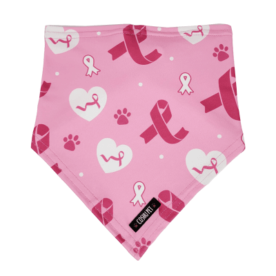 COSHUPET BANDANA LIGA CONTRA EL CANCER LAZOS