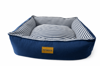 CAMA PARA MASCOTAS ANTIALERGICA (L) PLOMO