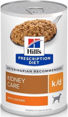 HILLS  KIDNEY CARE k/d WITH CHICKEN 13 Oz-  (370 GR)