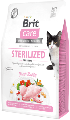 BRIT CARE CAT STERILIZED SENSITIVE RABBIT 2KG