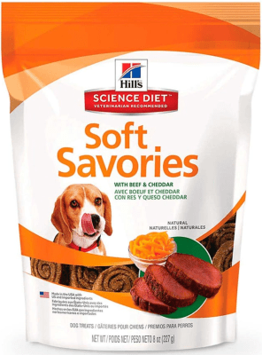 HILLS  CANINE SOFT SAVORIES RES Y QUESO CHEDDAR (PERRO)