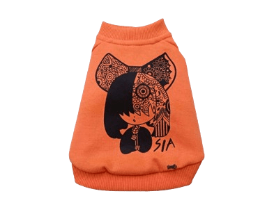 AZUL POLERA NARANJA 