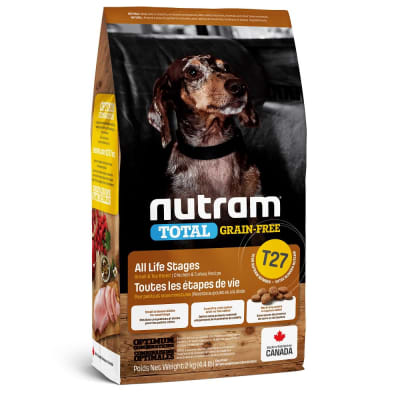 NUTRAM T27 TOTAL GRAIN - FREE TURKEY&CHICKEN SMALL DOG