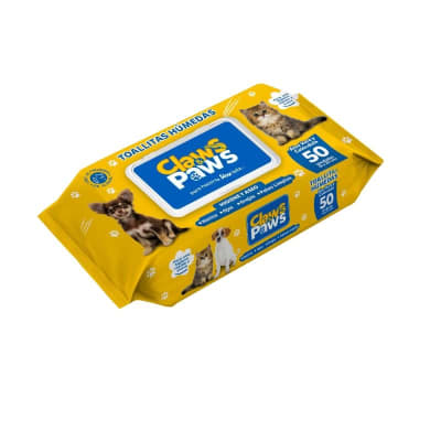 CLAWS PAWS TOALLITAS HÚMEDAS