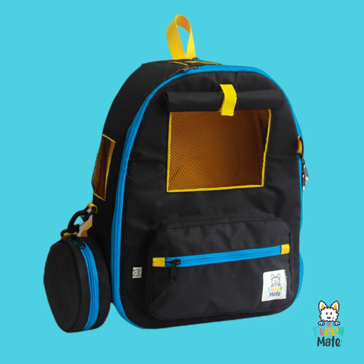 FURRY MATE MOCHILA VIAJERA JADE | Pet Mas