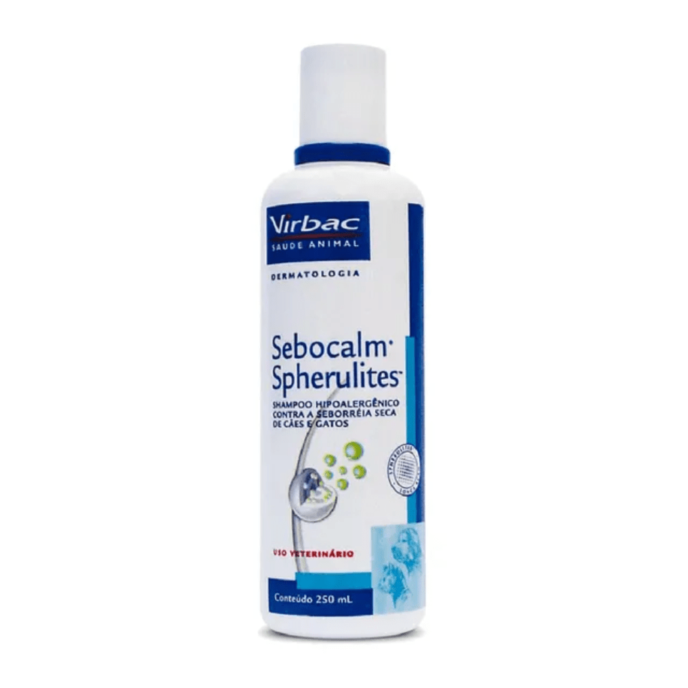 VIRBAC SHAMPOO MEDICADO SEBOCAL SPHERULITES 250 ML Pet Mas