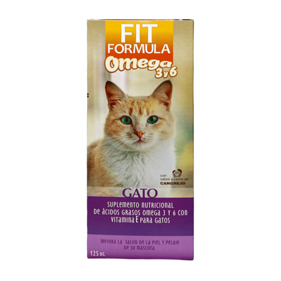 DRAG PHARMA FIT OMEGA 3 Y 6 PARA GATOS 125 ML Pet Más
