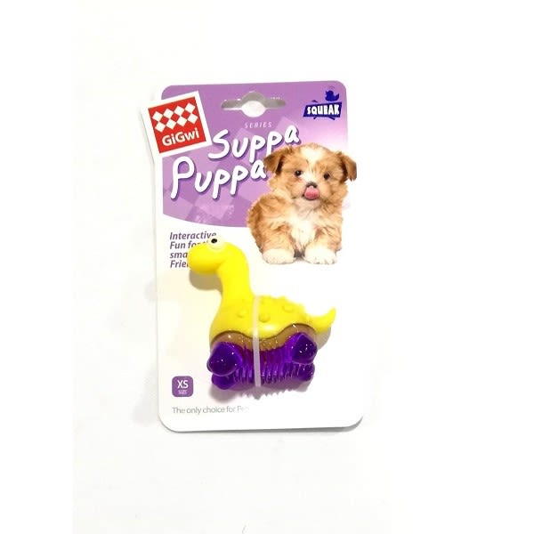 Juguete Cachorro Suppa Puppa Dinosaurio Amarillobeepets Juguete Cachorro Suppa Puppa Dinosaurio Amarillobeepets