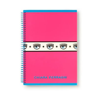 Cuaderno Chiara Ferragni Espiral Fucsia3