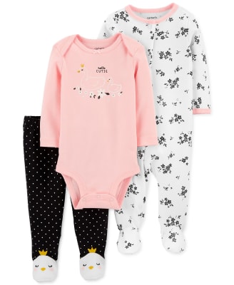 Conjunto Carter´s 3 piezas Hello cutie