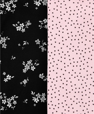 Set 7 bodys Carter´s manga corta rosa y gris