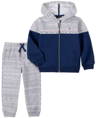 Buzo Tommy Hilfiger Kids con capucha azul1