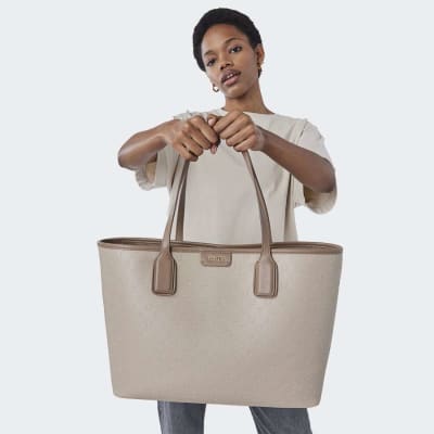 Bolso Tous Mala Script Beige1