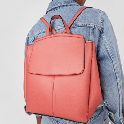 Mochila Tous Terra Cuero Coral1