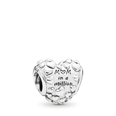 Charm Pandora corazon mom in a million1