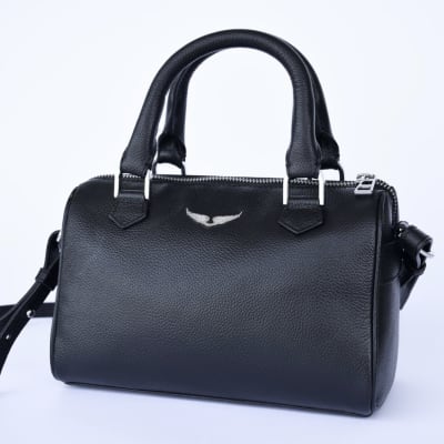 Cartera Zadig et Voltaire Mediano Cuero Cilindro Negro1