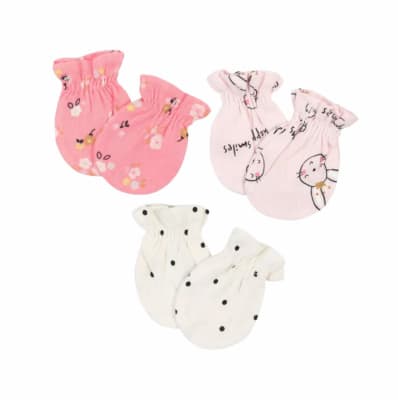 Set 3 Mitones Gerber Conejo Happy little1