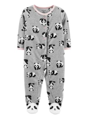 Pijama Carter's polar oso panda gris