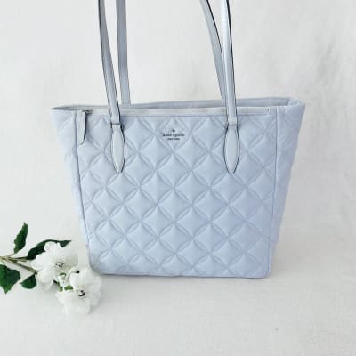 Cartera Kate Spade Tote tela gris1