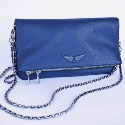 Bandolera Zadig et Voltaire azul electrico1