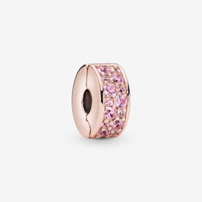 Stopper Pandora circones rose gold1