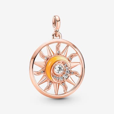 Charm Pandora Me Medallón Poder Del Sol Rose gold