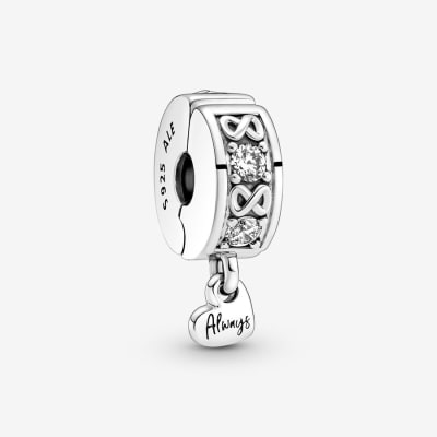 Stopper Pandora infinitos brillantes plata1