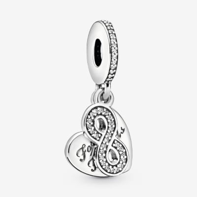 Charm Pandora colgante corazon forever friends infinito circones1