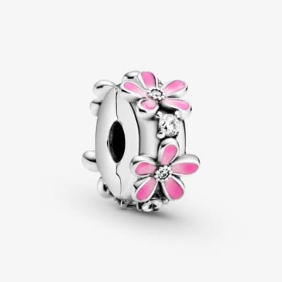 Stopper Pandora margaritas rosa1