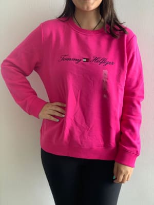 Poleron Tommy Hilfiger fucsia1