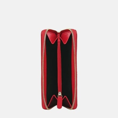Billetera Love Moschino tachas rojo