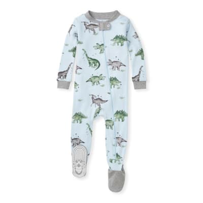 Pijama Burt's Bees dinosaurios verde