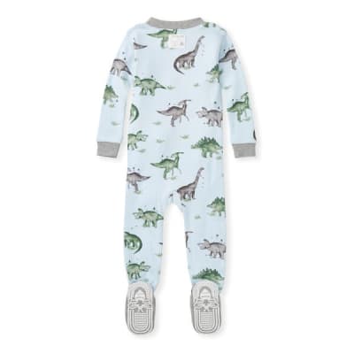 Pijama Burt's Bees dinosaurios verde
