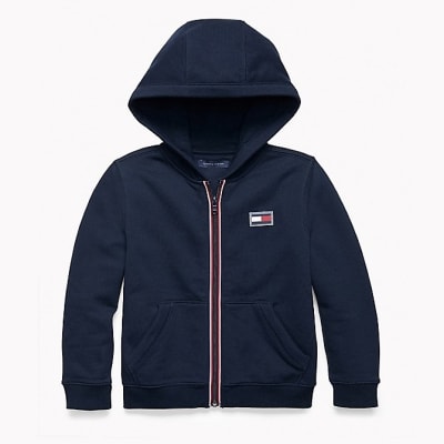 Buzo Tommy Hilfiger Kids con franjas azul marino1