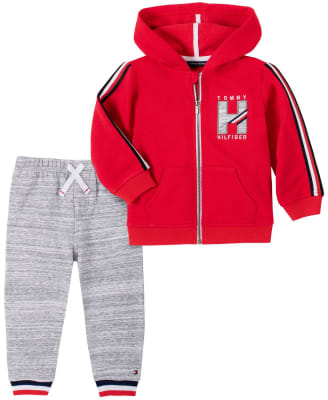 Buzo Tommy Hilfiger Kids con capucha rojo1