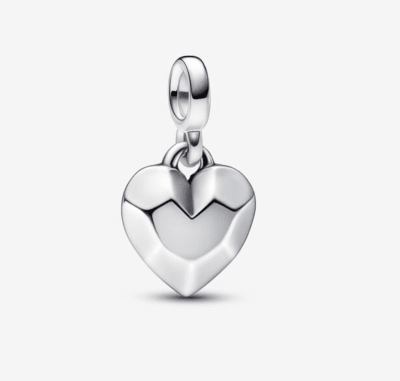 Charm Pandora Me corazon plateado1