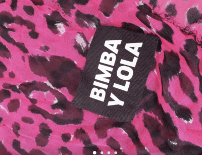 Pañuelo Bimba y lola leopardo fucsia1