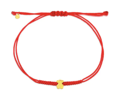 Pulsera Tous proteccion Osito de oro 24k1