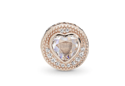 Charm Pandora Essence Corazon compasion Rosegold