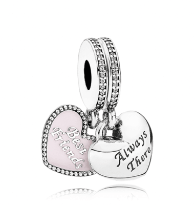 Charm Pandora Colgante corazon rosa Best friend