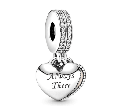 Charm Pandora Colgante corazon rosa Best friend