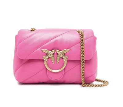 Crossbody Pinko Love Medium Puff Maxi Rosada1