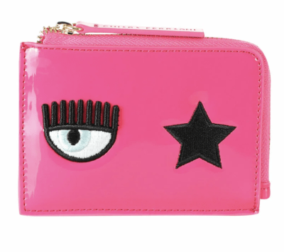 Tarjetero Chiara Ferragni Eye Star Fucsia1
