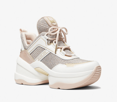 Zapatillas Michael Kors Olympia Glitter Rosado1