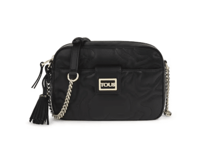 Cartera Tous Bandolera Kaos Dream Acolchada Negro1