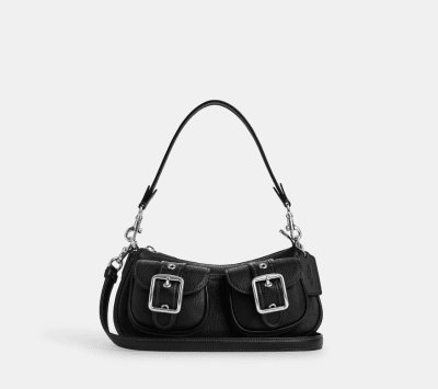 Cartera Coach Shoulder bag tipo balenciaga negro1