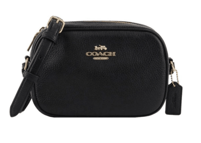 Cartera Coach cuadrada negra1