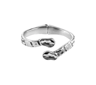 Pulsera Uno de 50 esclava 2 cristales grafito1