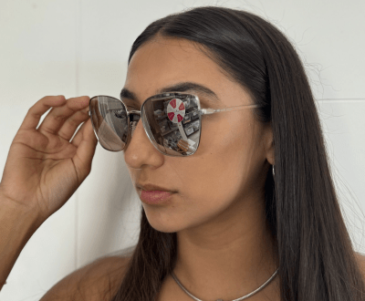 Lentes Michael Kors Killarney vidrio plateado pata transparente1